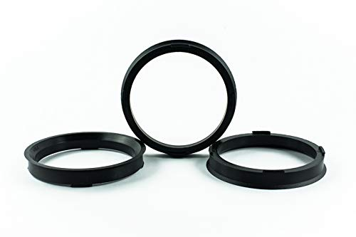 Zentrierringe Distanzringe Ringe 4 Stk. 73,1 mm auf 63,4 mm Alufelgen Felgen Kunststoff