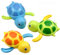 NATUCE 3PCS Jouet de Bain Bébé, Mignon Tortues Bain Jouet, Tortue Mécanique, Jouets de Bain Flottants de Baignoire, Jouets de Bain pour Bébé, Jouet de Bain de Tortue, Nouveau-né Douche Jouet
