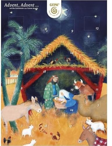 Gepa Bio-Schokolade Adventskalender, 75 g