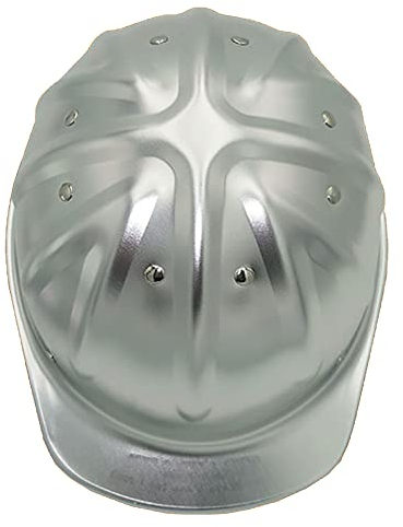 DDCHH Bauhelm - Belüfteter Schutzhelm für die Baustelle, Schutzhelm für Outdoor-Bauhelme, Hochfeste Schlagfestigkeit 30x28x14cm, Bauhelm Aluminium Hard Hat