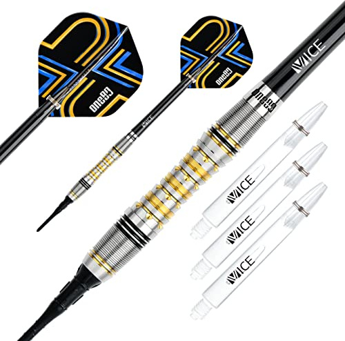 ONE80 Soft Dart Ascent 90% Tungsten Softtip Dart Softdart 3 Dartpfeile Set
