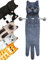 Toallas de Mano Gato, Toalla Manos Decoración para Cocina y Baño,Absorbente y Suave,Regalos Originales para Mujer (Gato Corto Inglés)