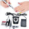 Profi Nagelfräser Set, Elektrische Nagelfeile Gelnägel Maniküre Pediküre Fräser Polier Schleifmaschine 32W
