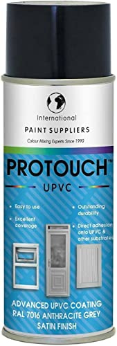 PROTOUCH UPVC SPRAY PAINT - RAL 9005 JET BLACK SATIN FINISH 400ML