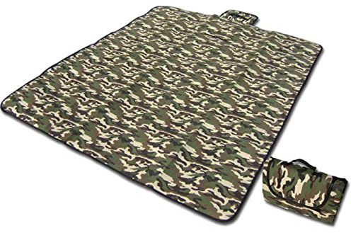 COOKOE Picknickdecken Camouflage Picknickmatte Ultraleicht Wasserdicht Tragbar Wandern Strand Camping Matte Outdoor Feuchtigkeit Pad