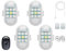 Fernbedienung Blitzlicht, 4 Stück Strobe Drone Light,7 Farben LED-Trobe Lichter,USB Charging Blitzlichter Drone Night Light für RC-Auto, RC-Boot, Drohne