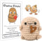 Pocket Hug Positive Kartoffel, Positive Potato Herzform Glücksbringer, Kreative Strickwolle Puppe Mutmacher Geschenk, Ostergeschenke Kinder Kleine Geschenke für Frauen Kollegen Freund