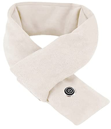 Wärmekissen Wickel und Heizung für Männer Schal Frauen beheizt mit Nackenschal Nackenwärmer Schal Schal Fürs Leben Wollpaket (Beige, One Size)