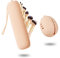 Make Up Pinsel Tasche Travel Essentials, 1stk Silikon Pinsel Aufbewahrung mit Upgrade Anti-Fall Out Magnetband +1stk Beauty Blender Case für Woman, Makeup Halter für Reisen-Khaki