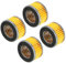 PATIKIL Replacement Compressor Air Filter Element, 4 Pack Intake Paper Filter for Air Compressors