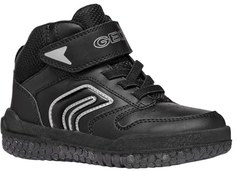Geox J BUZZERLIGHT Boy A Sneaker, Black, 33 EU