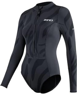 ZONE3 Women's Yulex Long Sleeve Suit - One Piece Swimsuit Made of Natural Rubber -Sustianble Swimwear