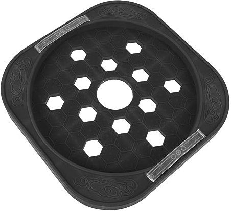 PRETYZOOM Gas Tank Tray Wheels, Deep Grey Portable Gas Cylinder Holder, Universal Storage Can Stand for Kitchen and Camping