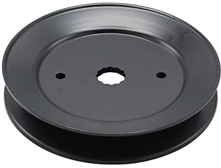 SECURA Poulie (Palier de lame) Ø123mm compatible avec BestGreen BM115B92RB 960610104 Tracteur de pelouse