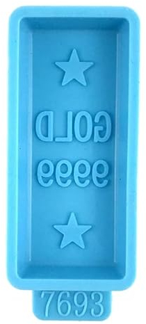 CASNO Silikonform, handgefertigte Produkte, Goldbarren, Ornamente, Duft, Gips, Ornamente, Tropfenkleber, Harzform für Dekoration