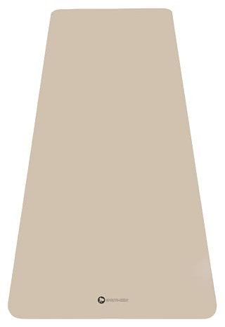 SPORTS-HERO® - Premium Yogamatte Eco-PU & Naturkautschuk 183 x 68 x 0,45 cm (extra breit) inkl. Gurt - Anti-Rutsch Pilates & Gymnastik-Matte rutschfest & besonders dämpfend 100% schadstofffrei