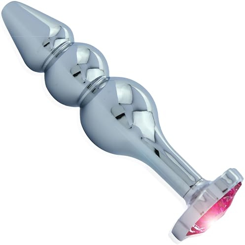 Anal Kugeln und anal beads Länge 11.3cm ⌀2.7 cm Analkette für Frauen Metall Anal Kette nimmt Hitze und Kälte an analkugeln analkette für mann und Frauen anal kugel sex toys analbeads FOPS S37-10