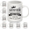 Bommex Tasses drôles pour grand-mère de la part de la petite-fille du petit-fils Anniversaire de la Mamie Cadeau de Noël pour la fête des mères Tasse à café pour grand-mère (grand-mère)