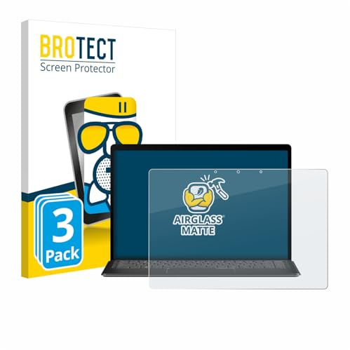 BROTECT Entspiegelungs Schutzglas für Minisforum V3 3-in-1 (3 Stück) Schutzfolie Panzer Folie Glas Matt [Extrem Kratzfest 9H, Anti-Reflex]