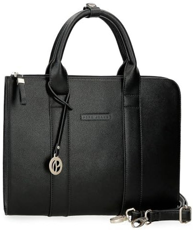 Pepe Jeans Elia Bagaglio- Borsa messenger donna, Nero, Taglia unica, Borsa per computer portatile