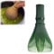 Fouet à matcha, mélangeur à matcha en résine PP, accessoire traditionnel fabriqué à la main pour la préparation du thé (vert)