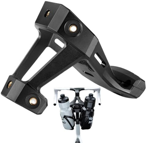 Adaptateur De Montage pour Porte-bidon Double pour Selle Arrière – Porte-Bouteille De Vélo À Fixation Rapide, Support De Porte-bidon De Selle Facile À Installer | Porte-Bouteille Double Pratique pour