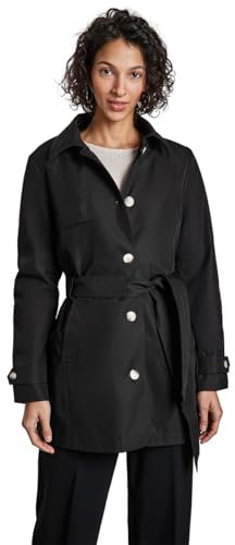 STREET ONE Damen A101213 Trenchcoat, Schwarz, 40 EU