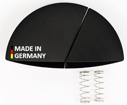 Friatec SANIT Set Drucktaste - Spültaste mit Federn für FRIABLOC F100, F200 (OEM Ersatzteil Referenz 333401) Made in Germany (Schwarz)