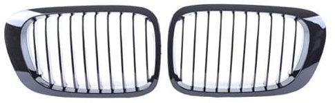 Set Sport Kühlergrill Performance schwarz glanz für E46 Coupe Cabrio 99-03