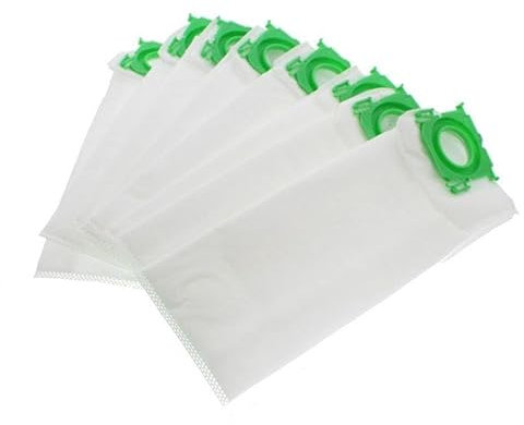 KGA SUPPLIES Mikrofaserbeutel kompatibel mit Sebo X & C Serie Staubsauger mit Kunststoffkragen - 10 Stück