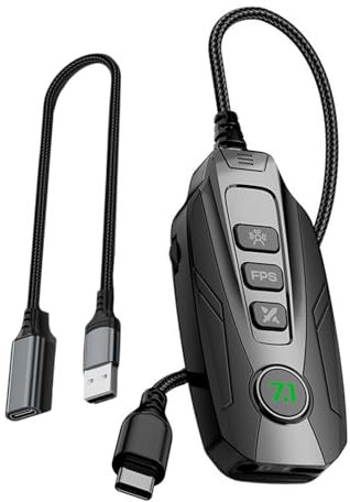 GS20 External USB Small Sound Card 7.1 Channel For PC Notebooks And Tablets With Surround Sound Capability