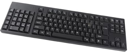 Sunydog Tastatur für Linkshänder, Ergonomisches Design, 109 Tasten, Typ C, Plug-and-Play für Geschäftsbuchhaltung und Designer