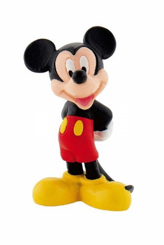 Bullyland 15348 - Spielfigur Walt Disney Mickey Mouse, ca. 6,1 cm, detailgetreu, ideal als kleines Geschenk für Kinder ab 3 Jahren