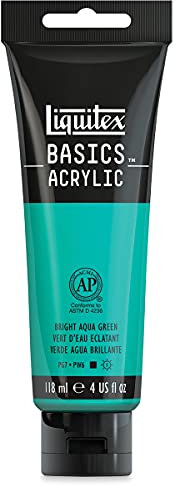 Liquitex Acrylique Basics Tube, Vert D'Eau Eclatant, 118ml