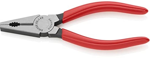 Knipex Pinza universale bonderizzata nera, rivestiti in resina sintetica 140 mm 03 01 140