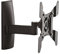 VCM Universal TV Halterung | VESA Wandhalterung | Halter Fernsehhalter flach neigbar schwenkbar | Belastbarkeit bis zu 15kg - TS2 Schwarz