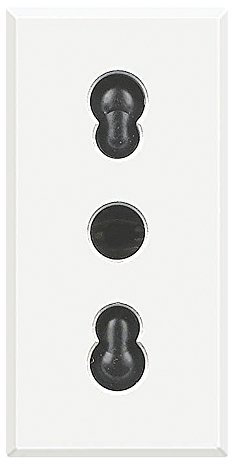 Bticino Presa Bipasso Axolute Bianca Hd4180 2P+T 10/16