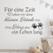 GRAZDesign Wandtattoo Babyzimmer Spruch Für eine Zeit Halten