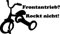 NetSpares Plott Aufkleber Frontantrieb Rockt Nicht Dreirad Rad Sticker Tuning Fun