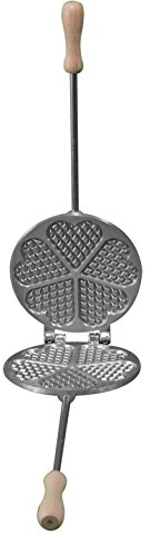 CBE Elettrodomestici 2050300AL Stampo FERRATELLE Tondo, Aluminum, Alluminio