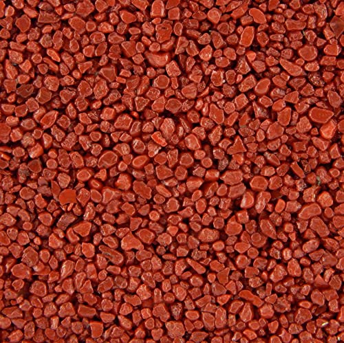 Terralith Buntsteinputz 15kg in rot, Sockelputz für Innen und Außen mit Reinacrylat Bindemittel aus Naturstein, 1-2mm Körnung (BSP26)