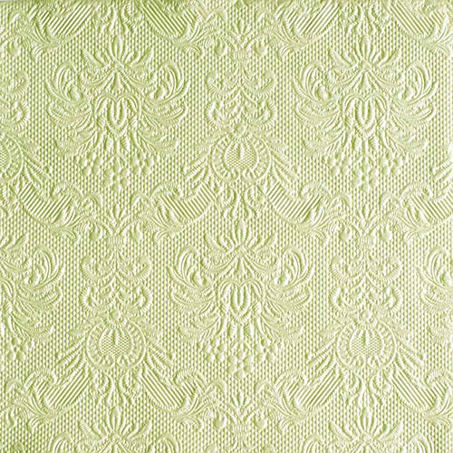 Ambiente Servietten Lunch / Party 33x33cm Elegance Pearl Grün - Pearl Green Geprägt / embossed