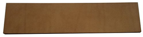 scherenkauf XXL Lederabziehriemen Natur, unbehandelt, Abziehleder 30cm x 7cm (Leder Natur 4-5mm!!! dick, weiche Oberfläche)