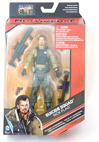 Suicide Squad Rick Flag Figur mit Bewaffnung Figurengröße ca 15 cm