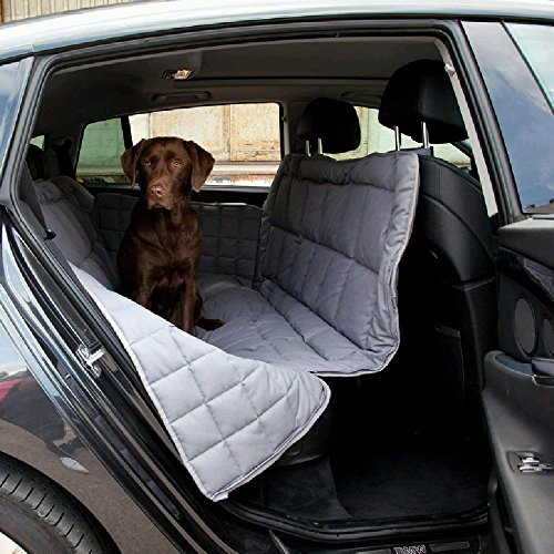 Doctor Bark 104201-200 3-Sitz Autodecke, Größe : Small, Circa 120 x 50 x 40 cm, grau