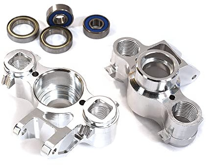 Integy RC Model Alloy Steering Blocks for 1/10 Revo, E-Revo, Summit, Slayer (10.75mm Pivot Ball)