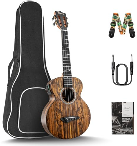 Caramel CBG5P 5 mm gepolstertes Gigbag Soft-Case für 43,2 cm Sopranino-Reise-Ukulele
