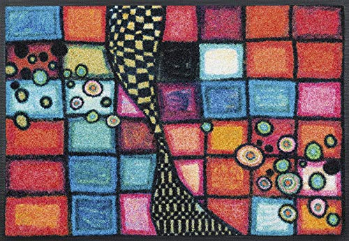 wash+dry Fußmatte, Tiger Tundra 50x75cm, innen und außen, waschbar