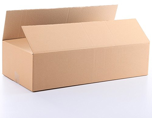 rg-vertrieb Versandkarton DHL Päckchen, Braun, 60x30x15 cm, 20 Stück, Pappe