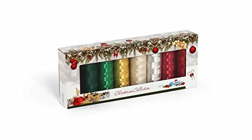 Mettler Poly Sheen 8 Spulen Weihnachtsgarn-Set